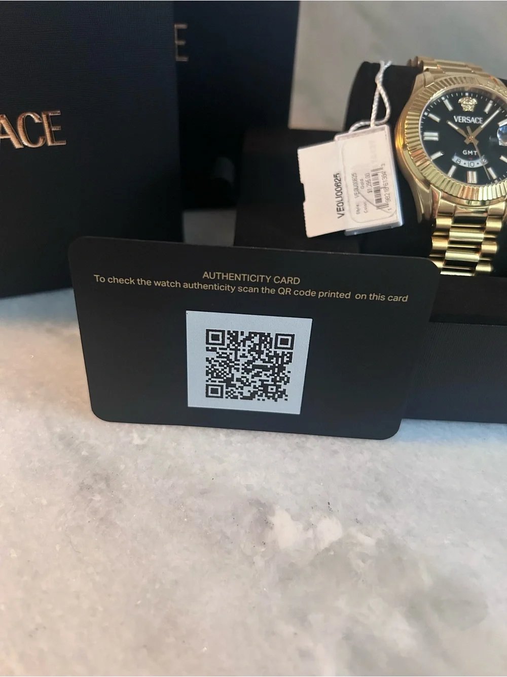 Versace Men’s Chrono Master Gold Watch